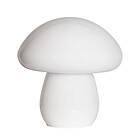 Mira mushroom bordslampa vit