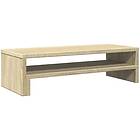vidaXL Skärmställ sonoma-ek 54x22x15 cm konstruerat trä