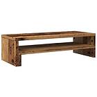 vidaXL Skärmställ åldrat trä 54x22x15 cm konstruerat trä