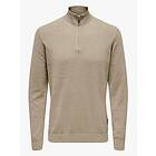 Only & Sons Loui Reg Mel Half Zip Knit (Herr)