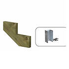 Plus Vagnstycke inkl. Beslag Vangstycke 2-stegs 5462190