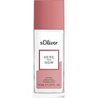 s.Oliver Here And Now Deodorant Spray 75ml