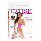 Fetish Fantasy Crotchless Corset Strap On