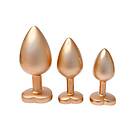 Dream Toys Gleaming Love Gold Buttplug Set