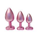 Dream Toys Gleaming Love Pearl Pink Buttplug Set