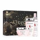 Kerastase Genesis Mask Holiday Gift Set (Bain Nutri-Fortifiant 250ml, Masque Reconstituant 250ml, Défense Thermique 150ml)