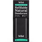 Wild Men's Black Case & and Fresh Cotton Sea Salt Starter Pack 40g Deodorant