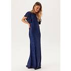 Goddiva Flutter Sleeve Sequin Maxi Dress