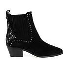 Liu Jo Cowboy Ankelboots Med Slip-in Klack Och Rhinestone Dekoration