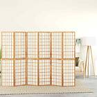 vidaXL Rumsavdelare med 6 paneler japansk stil 240x170 cm