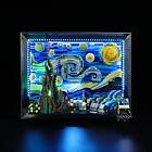 Lightailing Light Kit Belysning till LEGO Ideas Vincent van Gogh Stjärnenatt 21333 LGK516