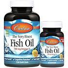 Carlson Labs The Very Finest Fish Oil 700mg Omega-3s, Natural Orange 120 + 30 so