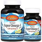 Carlson Labs Norwegian Super Omega-3 Gems, 1200mg 100 + 30 softgels