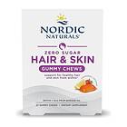 Nordic Naturals Hair & Skin Gummy Chews Strawberry Lemonade 27 gummy chews