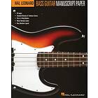 Hal Leonard Bass Guitar Manuscript Paper