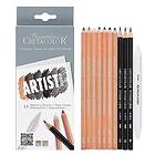 Cretacolor Artist studio-set 11 delar