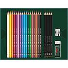 Faber-Castell Giftset Polychromos & Pitt Graphite Matt Small 23 delar