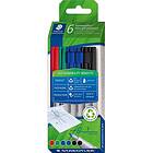 Staedtler Lumocolor Icke-Permanent penna 316 6-pack