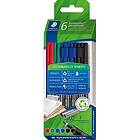 Staedtler Lumocolor Permanent penna 318 6-pack