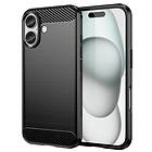 CaseOnline Borstat silikon skal iPhone 16 Plus