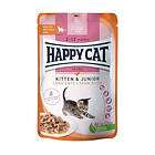 Happy Cat Kitten & Junior Farm Duck 85g