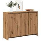 vidaXL Skänk artisan ek 102x33x75 cm konstruerat trä