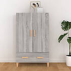 vidaXL Högskåp grå sonoma 70x31x115 cm konstruerat trä