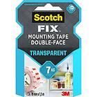 Scotch Monteringstejp transp. 19mmx1,5m