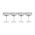 Blomus Fuumi champagneglas Coupe 28 cl 4-pack