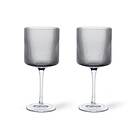 Ferm Living Ripple rödvinsglas 32,5 cl 2-pack