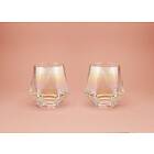 Winkee Diamond Glasses Set of 2 Glass