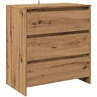 vidaXL Skänk artisan ek 70x41x75 cm konstruerat trä