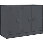 vidaXL Skänk antracit 99x39x73 cm stål