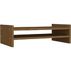 vidaXL Skärmställ honungsbrun 50x27x15 cm massiv furu