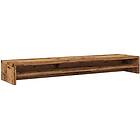 vidaXL Skärmställ åldrat trä 100x24x13 cm konstruerat trä