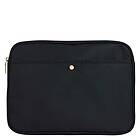 Fan Palm Black Nylon Laptop Sleeve