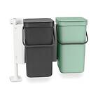 Brabantia Inbyggnadssystem Sort & Go 2x12L