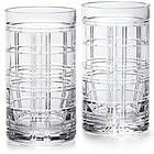Ralph Lauren Hudson Plaid Highballglas 2-pack