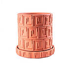 Seletti Terracotta Vase With Saucer Greca Ø 38,5 cm