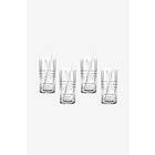 Nachtmann Longdrinkglas med sugrör Tastes Good 44,5 cl, set i 5 delar