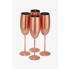 Oak & Steel Champagneglas matt 4-pack