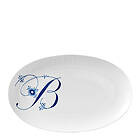 Royal Copenhagen Blue Fluted Pl Alphabet oval B 23 cm