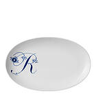 Royal Copenhagen Alphabet Collection tallrik oval R 23 cm