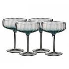 Aida Søholm Sonja Cocktailglas Blå 30cl, 4-pack
