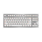 Mistel 119 key PBT Dye Sublimated OEM Keycaps White/Orange ANSI