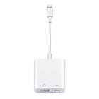 SiGN Lightning & USB Kamera Adapter 5V, 1A Vit