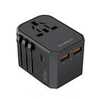 Choetech Reseladdare 30W USB-C USB-A US EU UK