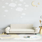 vidaXL Barnsoffa gräddvit 100x54x33 cm sammet