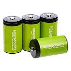 AmazonBasics Amazon Basics Uppladdningsbara D cell-batterier 10 000 mAh NiMh, 4-pack