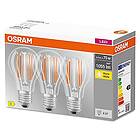 Osram LED BASE CLASSIC A LED-lampa, Varm Vit, 3 stycken